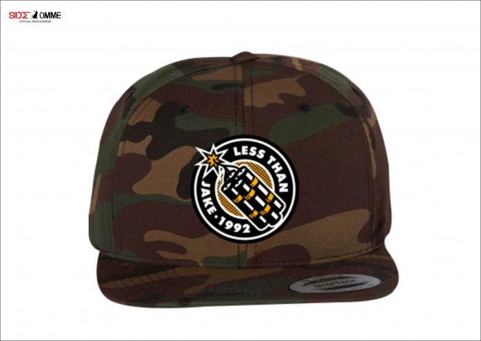 Official Merchandise LESS THAN JAKE - SNAPBACK CAMO DYNAMITE