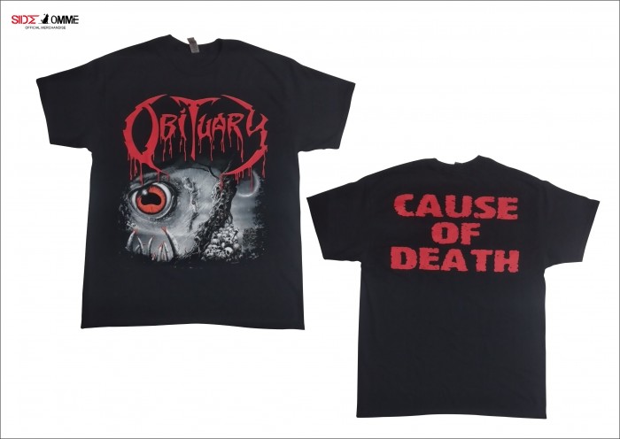 Official Merchandise OBITUARY - CAUSE OF DEATH