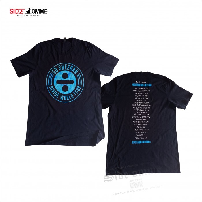 Official Merchandise ED SHEERAN - DIVIDE WORLD TOUR DOUBLE SIDED CONCERT