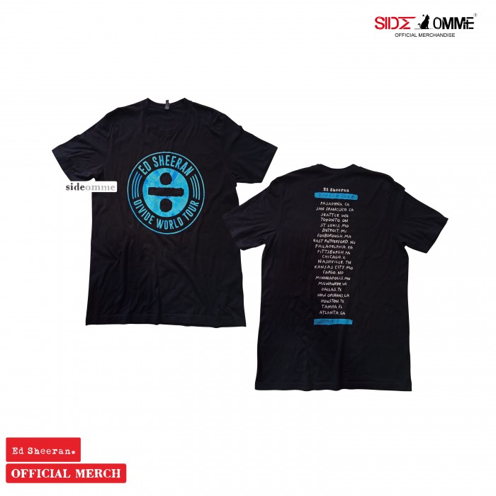 Official Merchandise ED SHEERAN - DIVIDE WORLD TOUR DOUBLE SIDED CONCERT