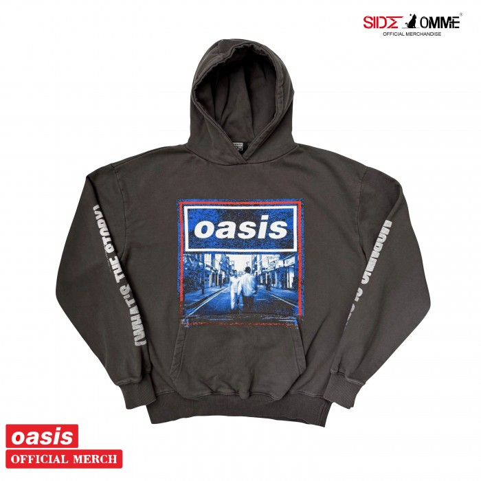 Official Merchandise OASIS - WHAT'S THE STORY (BLUE TONE CHARCOAL GREY)