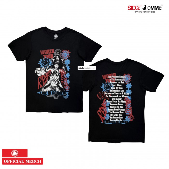 Official Merchandise RED HOT CHILI PEPPERS - BLOOD SUGAR SEX MAGIK TRACKLIST